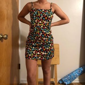 vintage groovy mini dress